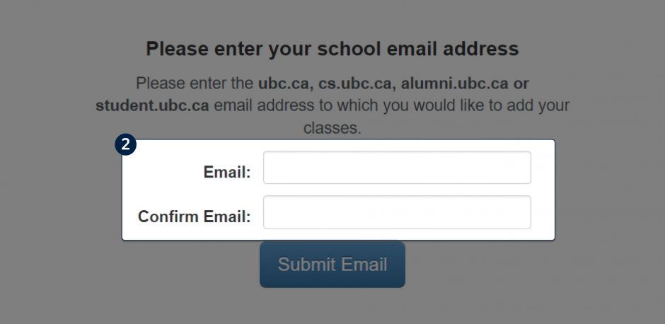 The login message for Piazza, showing a highlighted box for the user to enter their school email and confirm their email.